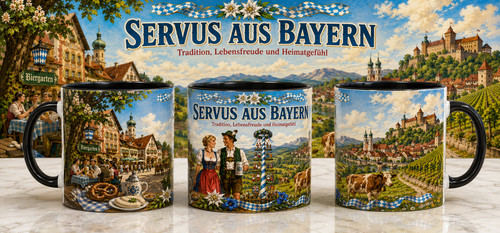 Tazza souvenir baviera nera 4 - baviera, #4