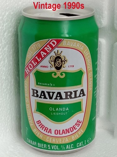Bavaria lattina birra vuota - bavaria,